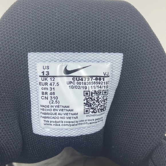 New NIKE GHOSWIFT SIZE 13 BLK/WHT-MULTI-COLOR - Picture 8 of 11